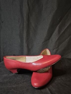 Hush Puppies Women's Red Low Heel Pumps